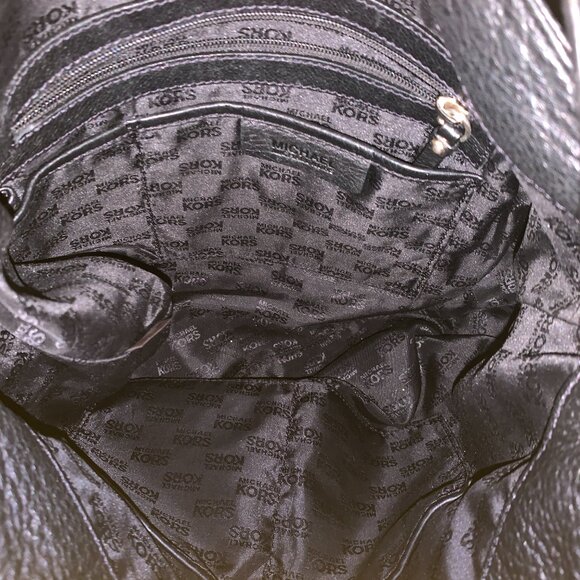 Michael Kors Leather Hobo Bag- Black - Picture 6 of 6